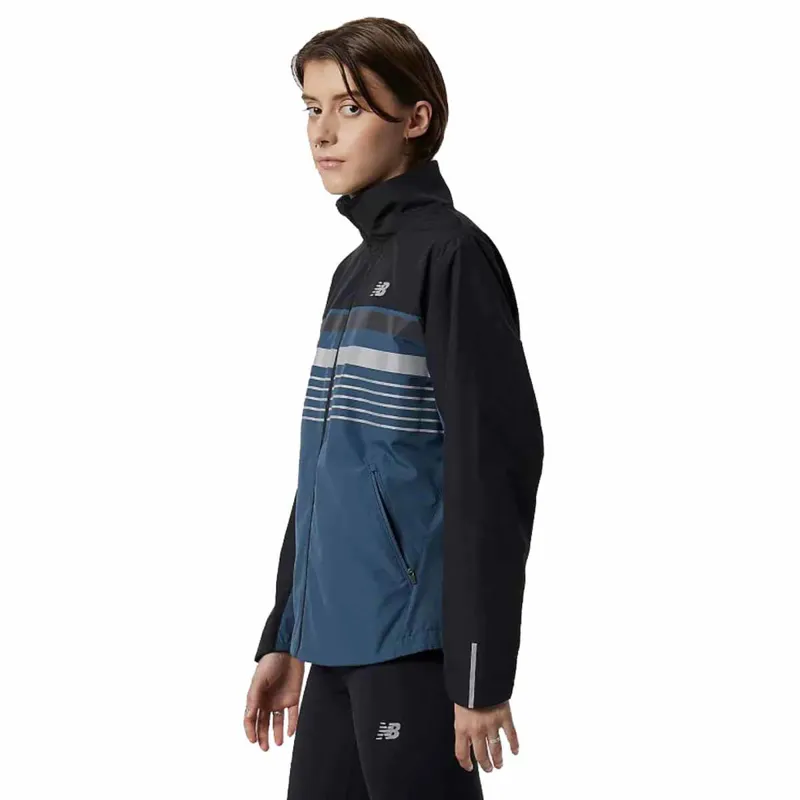 New Balance Women's Reflective Accelerate Protect Jacket Deep-3